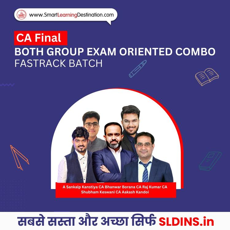 CA Sankalp Kanstiya and CA Bhanwar Borana and CA Raj Kumar and CA Shubham Keswani and CA Aakash Kandoi, Financial Reporting(FR) and Direct Tax Laws and International Taxation(DTIT) and Indirect Tax Laws(IDT) and Advanced Financial Management(AFM) and Advanced Auditing Assurance and Professional Ethics(Adv Audit)