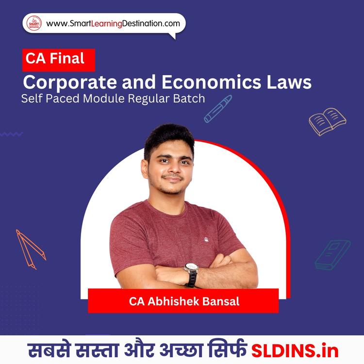 CA Abhishek Bansal, Corporate and Economic Laws(Law)