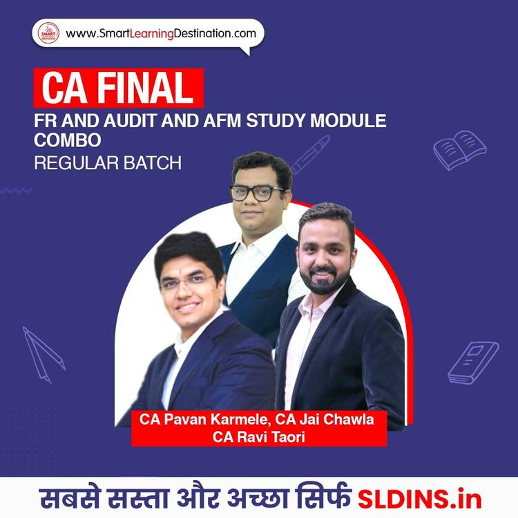 CA Jai Chawla and CA Ravi Taori and CA Pavan Karmele, Financial Reporting(FR) and Advanced Financial Management(AFM) and Advanced Auditing Assurance and Professional Ethics(Adv Audit)