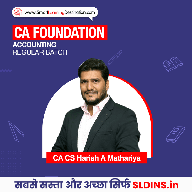 CA CS Harish A Mathariya, Foundation Accounting(A/c)
