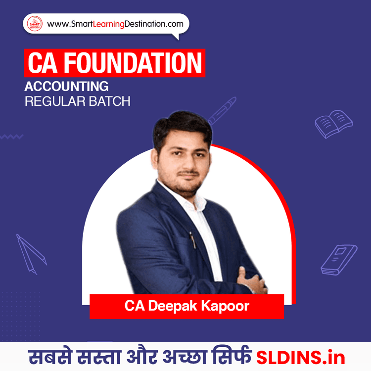 CA Deepak Kapoor, Foundation Accounting(A/c)