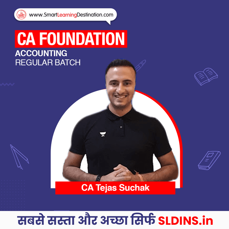 CA Tejas Suchak, Foundation Accounting(A/c)