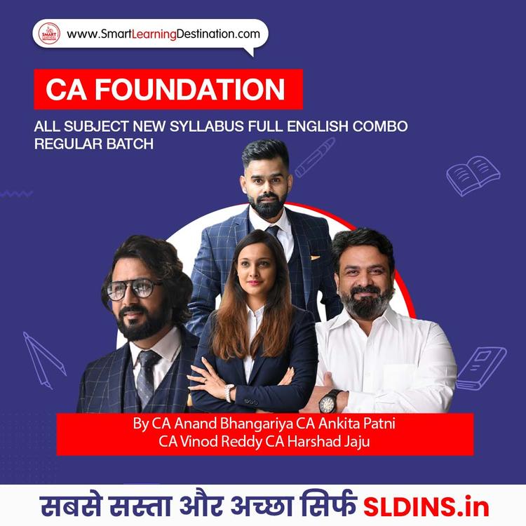 CA Anand Bhangariya and CA Ankita Patni and CA Vinod Reddy and CA Harshad Jaju, Foundation Accounting(A/c) and Business Laws(BLaw) and Quantitative Aptitude(QA) and Business Economics(BEco)