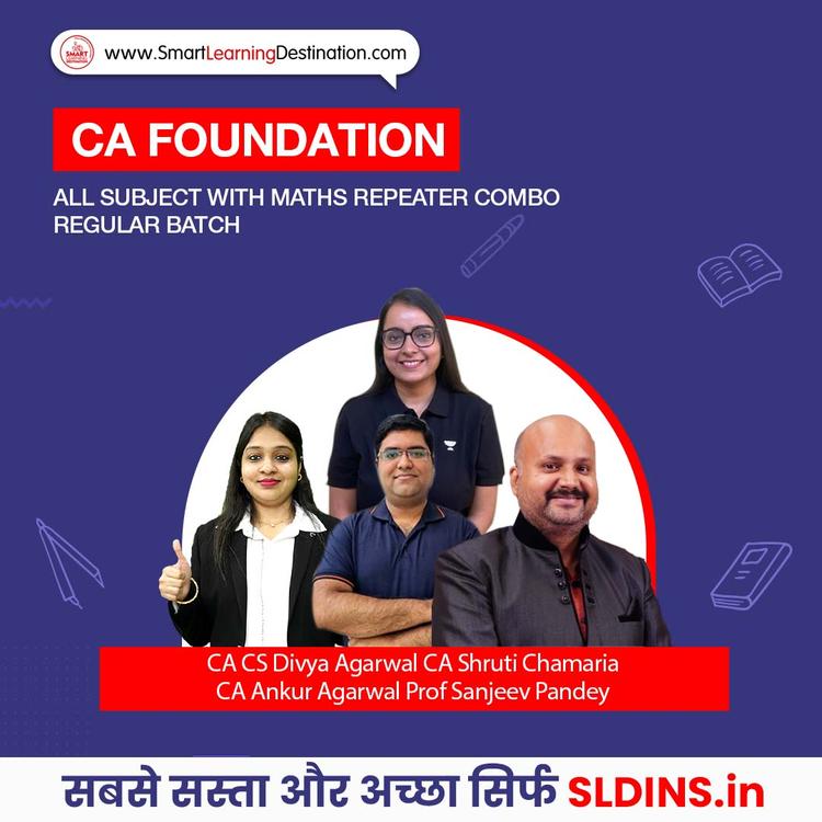 CA CS Divya Agarwal and CA Shruti Chamaria and CA Ankur Agarwal and Prof Sanjeev Pandey, Foundation Accounting(A/c) and Business Laws(BLaw) and Quantitative Aptitude(QA) and Business Economics(BEco)