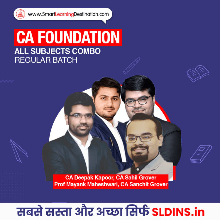 CA Deepak Kapoor and CA Sahil Grover and Prof Mayank Maheshwari and CA Sanchit Grover, Foundation Accounting(A/c) and Business Laws(BLaw) and Quantitative Aptitude(QA) and Business Economics(BEco)