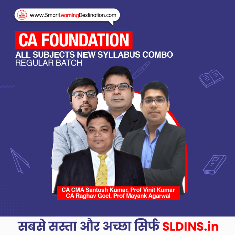 CA CMA Santosh Kumar and Prof Vinit Kumar and CA Raghav Goel and Prof Mayank Agarwal, Foundation Accounting(A/c) and Business Laws(BLaw) and Quantitative Aptitude(QA) and Business Economics(BEco)