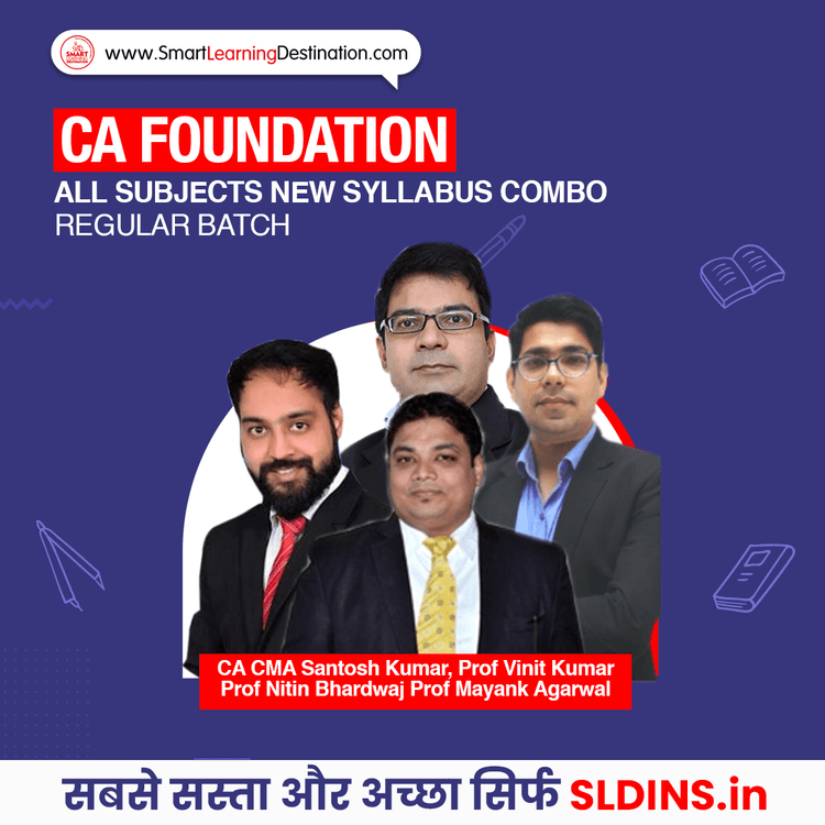 CA CMA Santosh Kumar and Prof Vinit Kumar and Prof Nitin Bhardwaj and Prof Mayank Agarwal, Foundation Accounting(A/c) and Business Laws(BLaw) and Quantitative Aptitude(QA) and Business Economics(BEco)