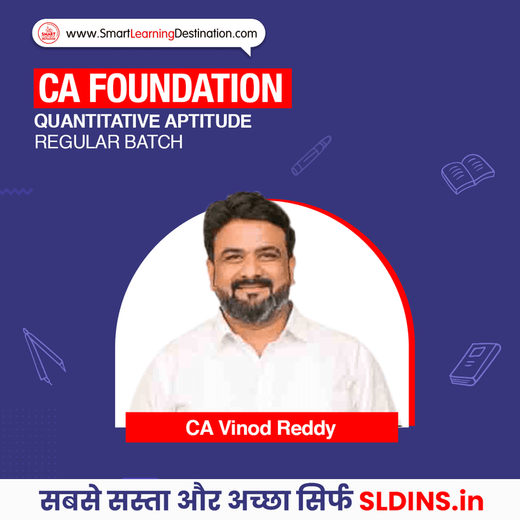 CA Vinod Reddy, Quantitative Aptitude(QA)