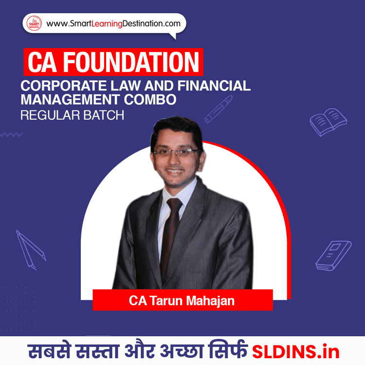 CA Tarun Mahajan, Corporate and Other Laws(CAI Law) and Financial Management and Strategic Management(FMSM)