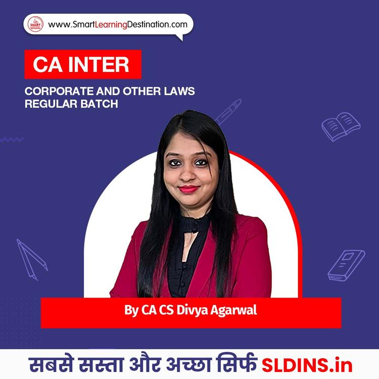 CA CS Divya Agarwal, Corporate and Other Laws(CAI Law)