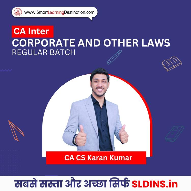 CA CS Karan Kumar, Corporate and Other Laws(CAI Law)