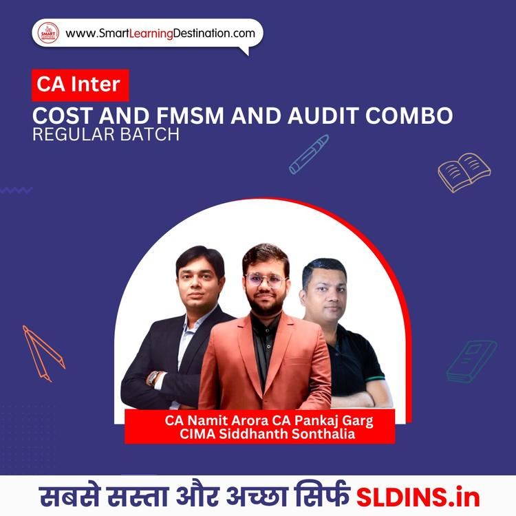 CA Namit Arora and CA Pankaj Garg and CIMA Siddhanth Sonthalia, Cost and Management Accounting(Cost) and Financial Management and Strategic Management(FMSM) and Auditing and Ethics(AAE)