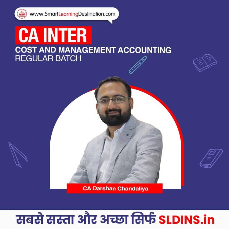 CA Darshan Chandaliya, Cost and Management Accounting(Cost)