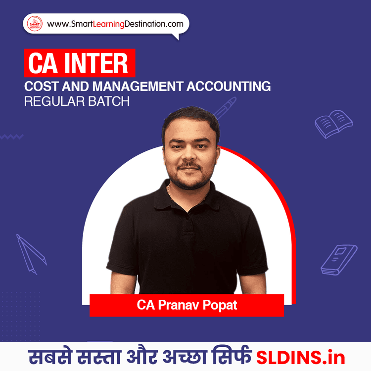 CA Pranav Popat, Cost and Management Accounting(Cost)