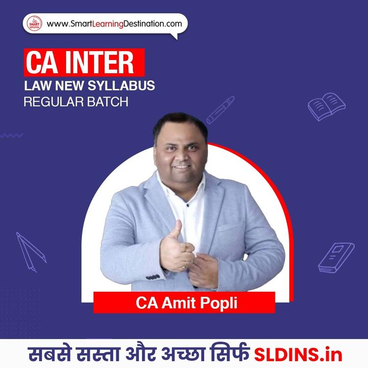 CA Amit Popli, Corporate and Other Laws(CAI Law)