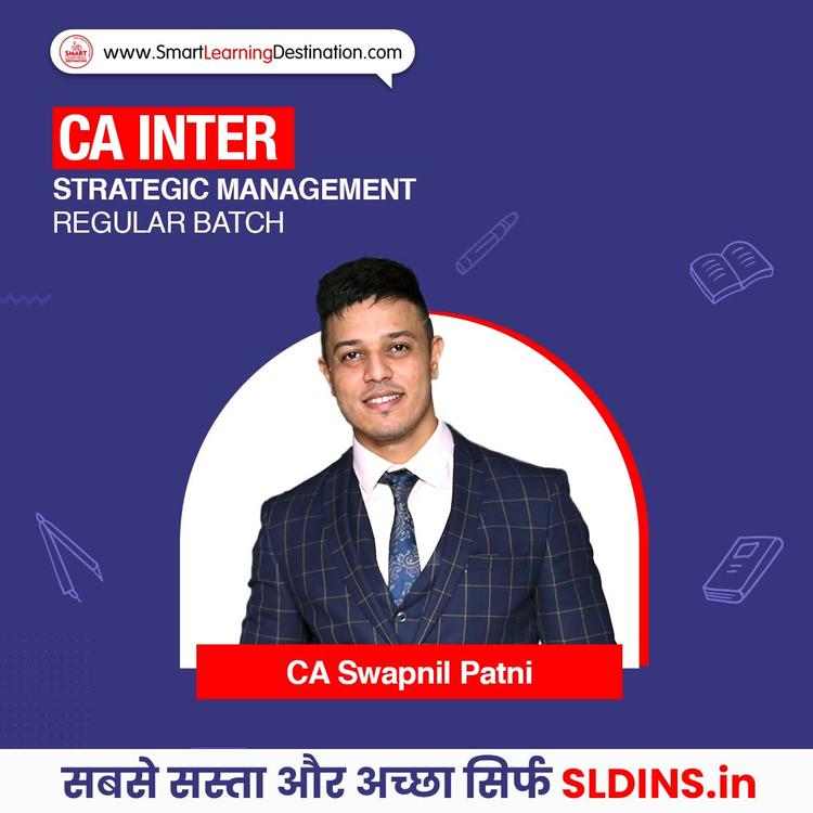 CA Swapnil Patni, Financial Management and Strategic Management(FMSM)