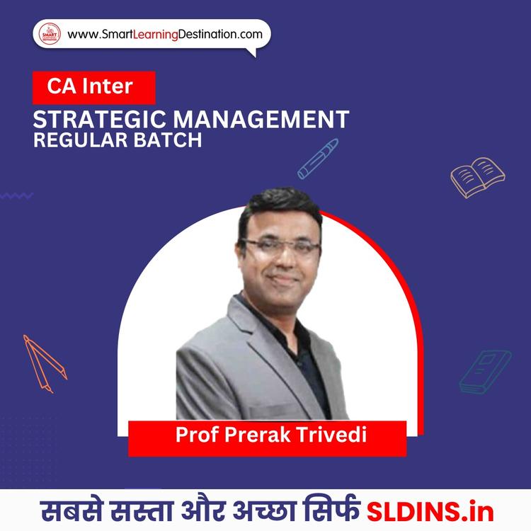 Prof Prerak Trivedi, Financial Management and Strategic Management(FMSM)