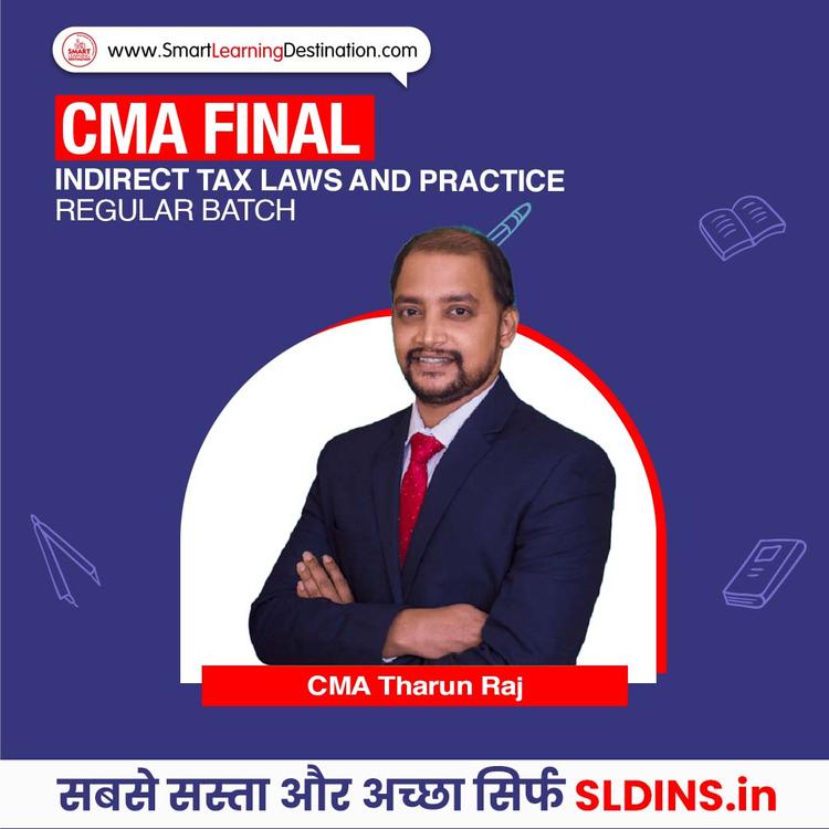 CMA Tharun Raj, Direct and Indirect Taxation(CMA-DTIDT)