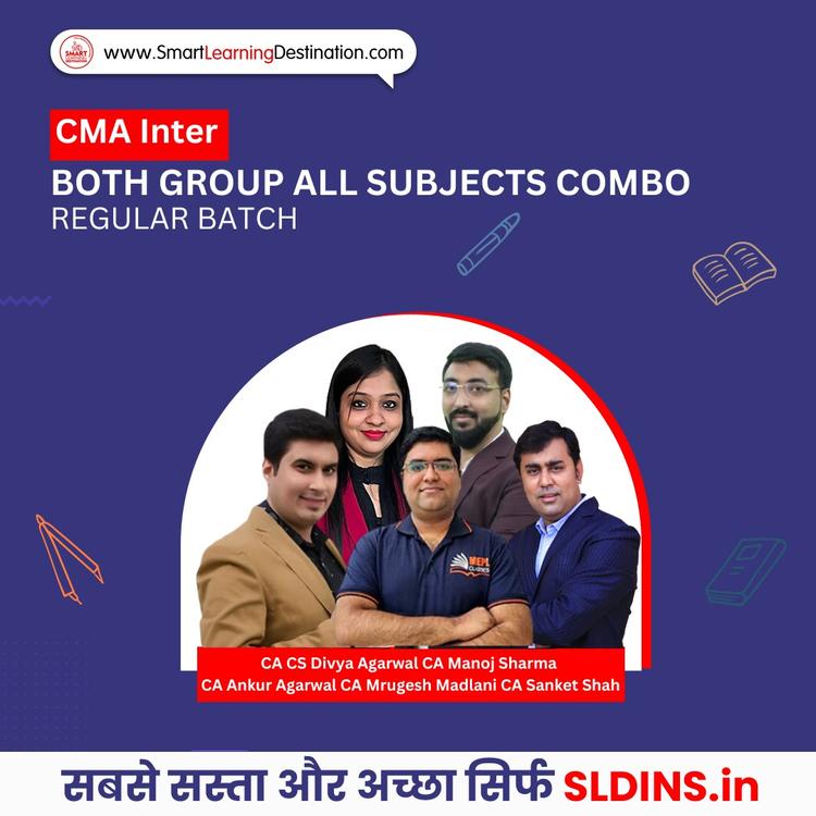 CA CS Divya Agarwal and CA Manoj Sharma and CA Ankur Agarwal and CA Mrugesh Madlani and CA Sanket Shah, Management Accounting(MA) and Cost Accounting(Cost A/C) and Financial Accounting(FA/C) and Operations Management and Strategic Management(OMSM) and Financial Management and Business Data Analytics(FMDA) and Business Laws and Ethics(BLE) and Direct and Indirect Taxation(CMA-DTIDT) and Corporate Accounting and Auditing(CS-CAA)