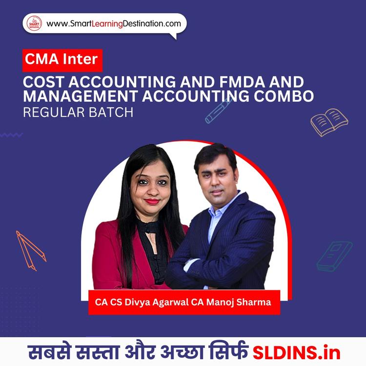 CA CS Divya Agarwal and CA Manoj Sharma, Management Accounting(MA) and Cost Accounting(Cost A/C) and Financial Management and Business Data Analytics(FMDA)