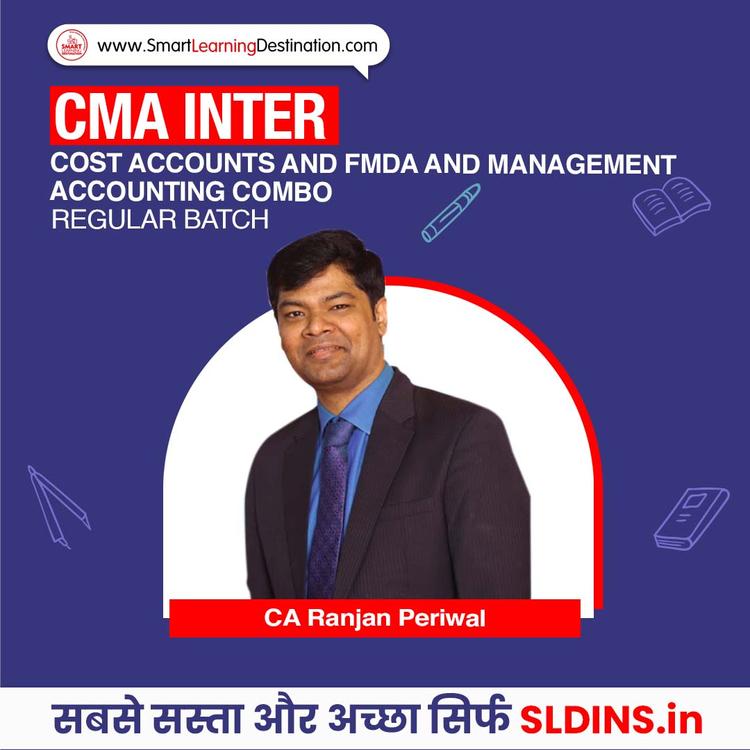 CA Ranjan Periwal, Management Accounting(MA) and Cost Accounting(Cost A/C) and Financial Management and Business Data Analytics(FMDA)