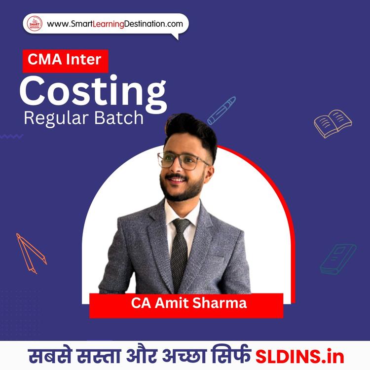 CA Amit Sharma, Cost Accounting(Cost A/C)