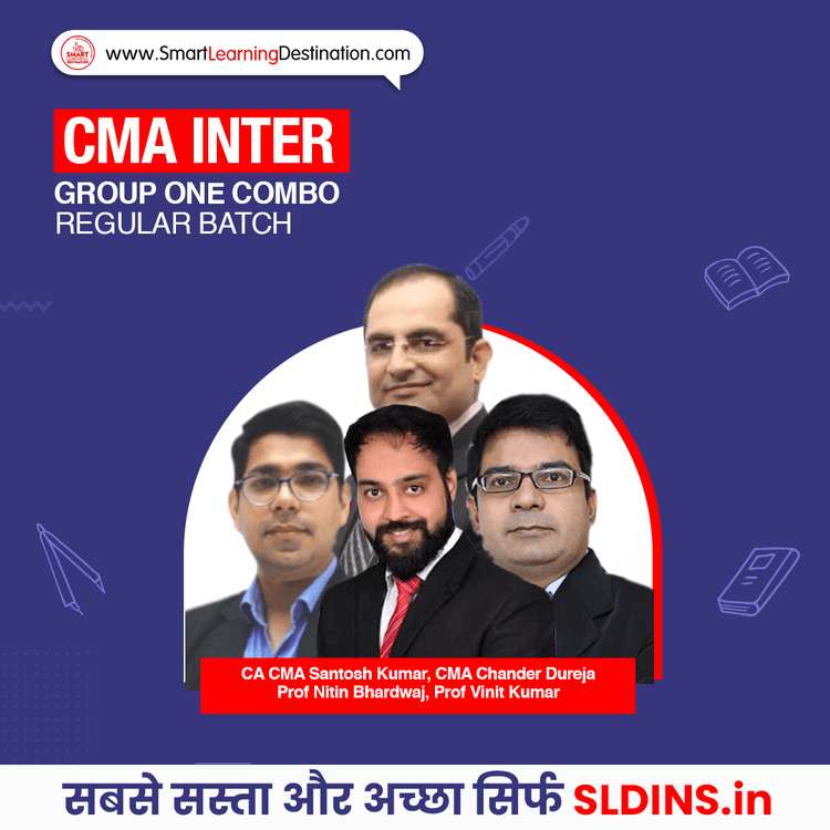 CA CMA Santosh Kumar and CMA Chander Dureja and Prof Nitin Bhardwaj and Prof Vinit Kumar, Cost Accounting(Cost A/C) and Financial Accounting(FA/C) and Business Laws and Ethics(BLE) and Direct and Indirect Taxation(CMA-DTIDT)