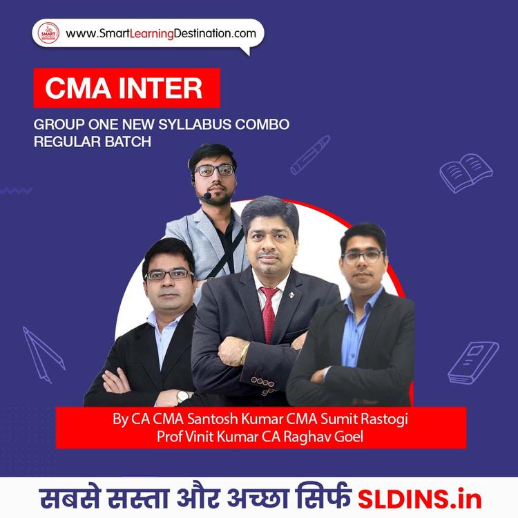 CA CMA Santosh Kumar and CMA Sumit Rastogi and Prof Vinit Kumar and CA Raghav Goel, Cost Accounting(Cost A/C) and Financial Accounting(FA/C) and Business Laws and Ethics(BLE) and Direct and Indirect Taxation(CMA-DTIDT)