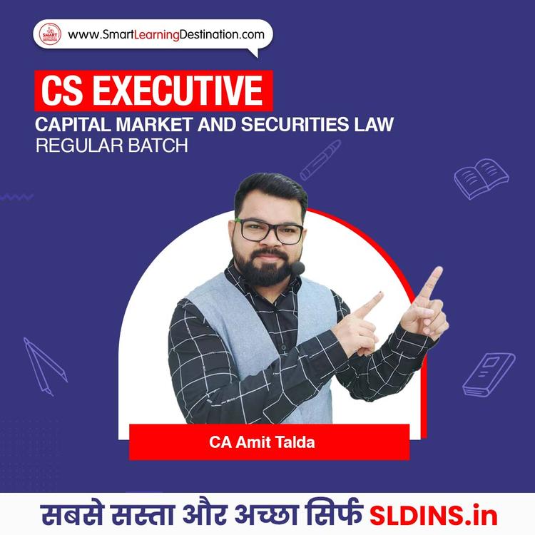 CA Amit Talda, Capital Market and Securities Law(CMSL)