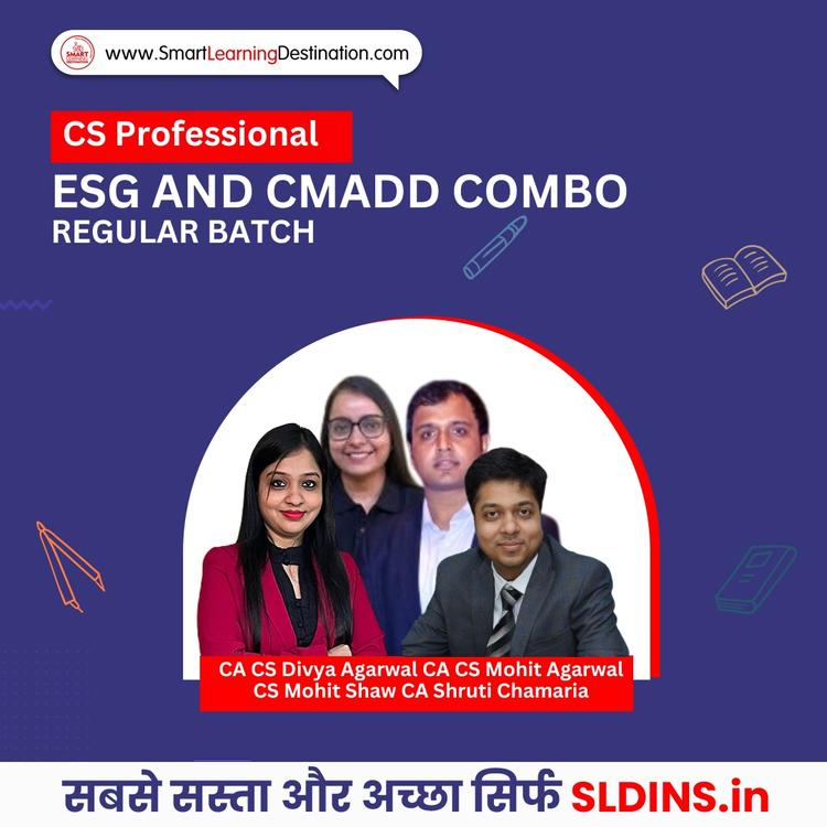 CA CS Divya Agarwal and CA CS Mohit Agarwal and CS Mohit Shaw and CA Shruti Chamaria, Compliance Management Audit and Due Diligence(CMADD) and Environmental Social and Governance Principles and Practice(ESG)