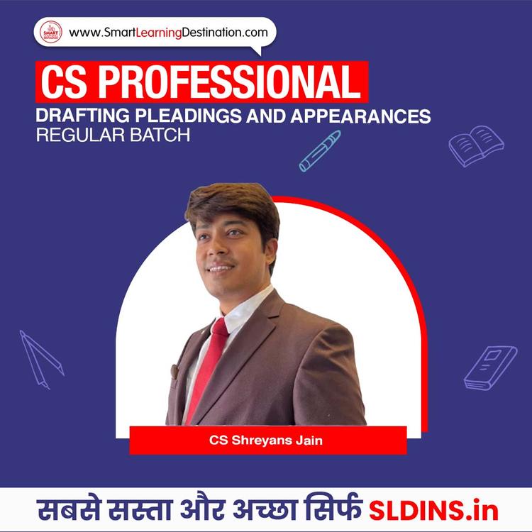 CS Shreyans Jain, Drafting Pleadings and Appearances(Drafting)