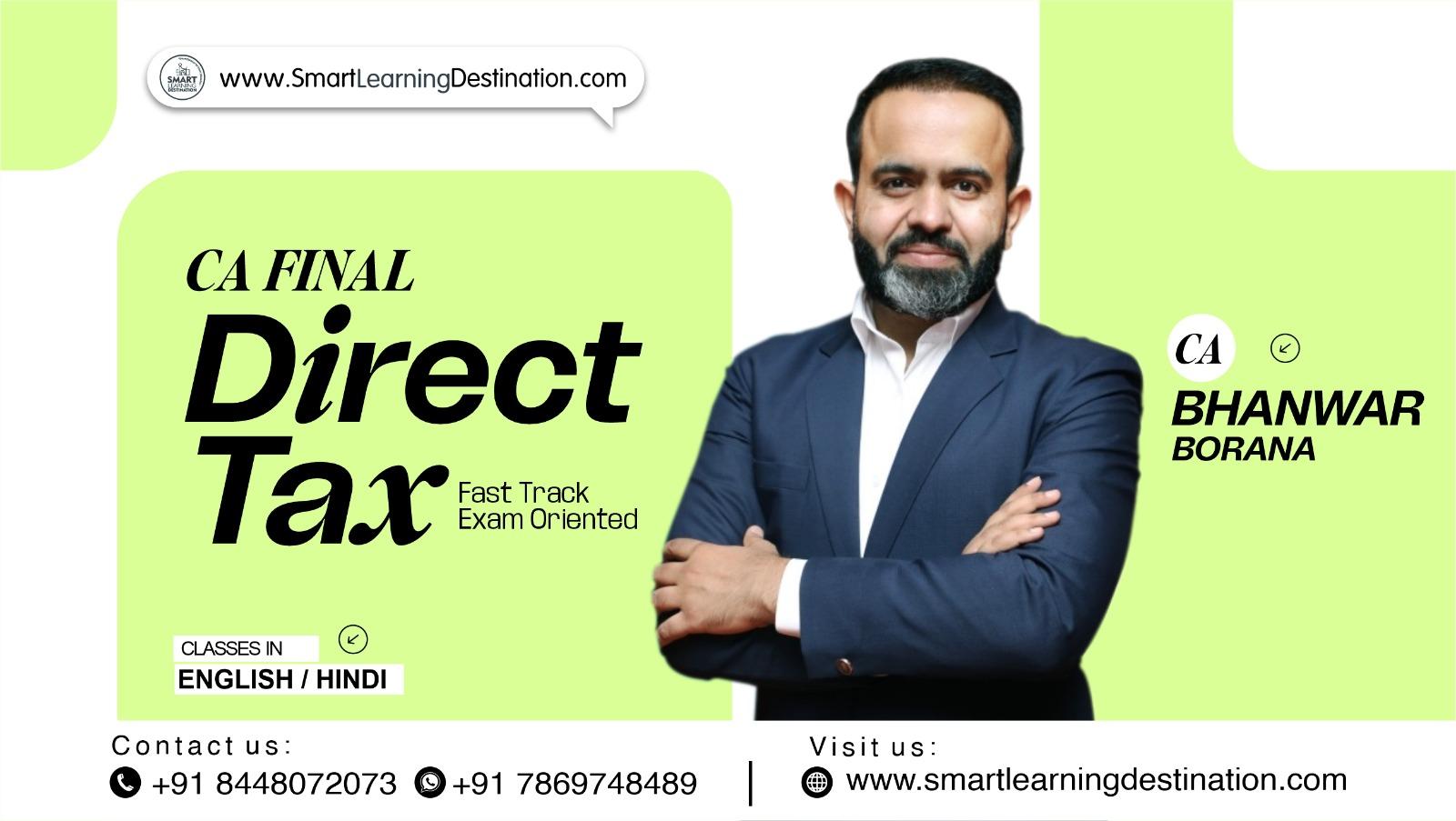 Bhanwar Borana CA Final DT Fast Track