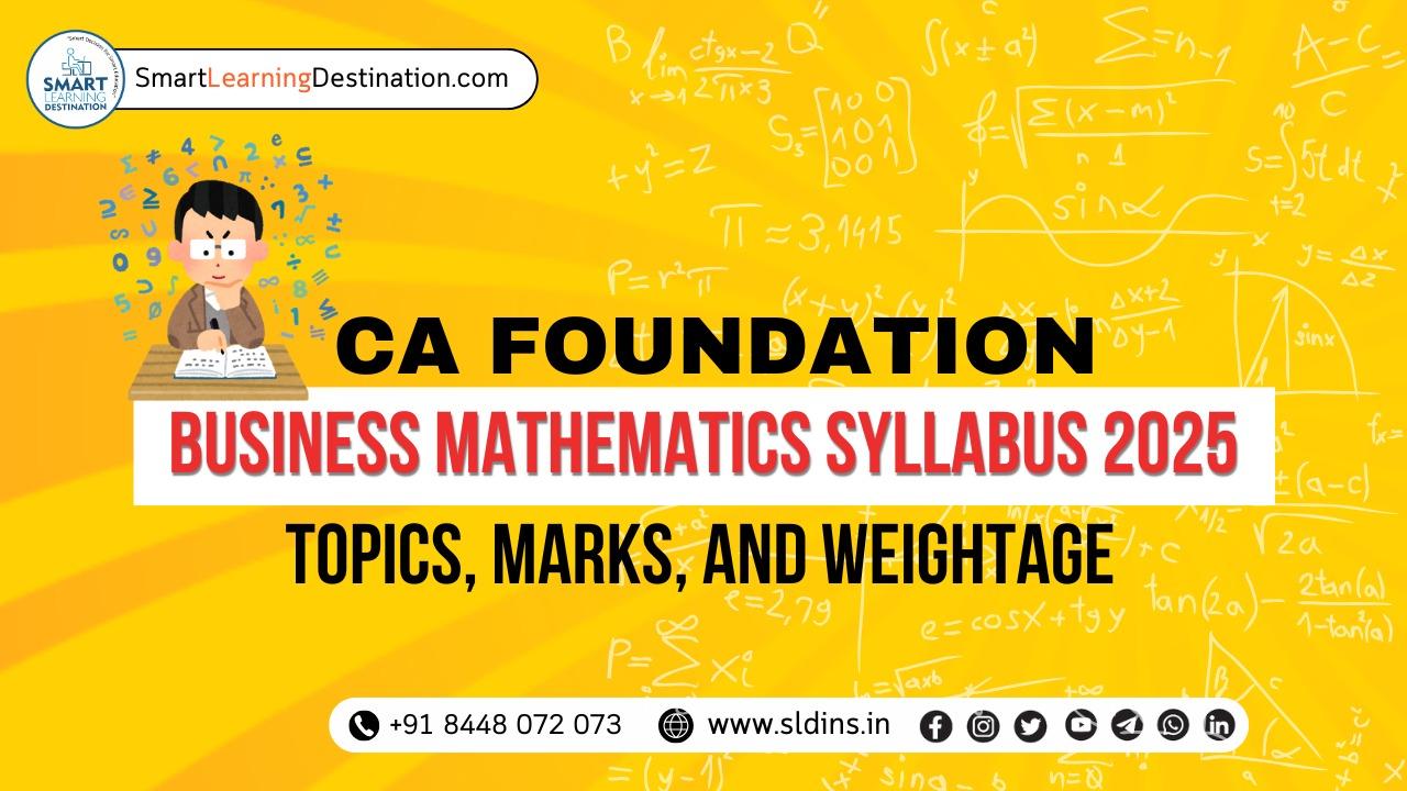 CA Foundation Business Mathematics Syllabus