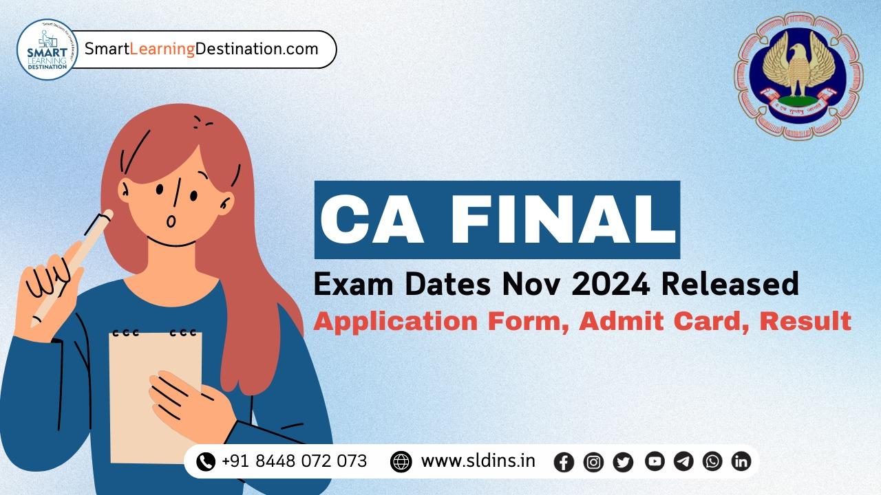 ca final exam date nov 24
