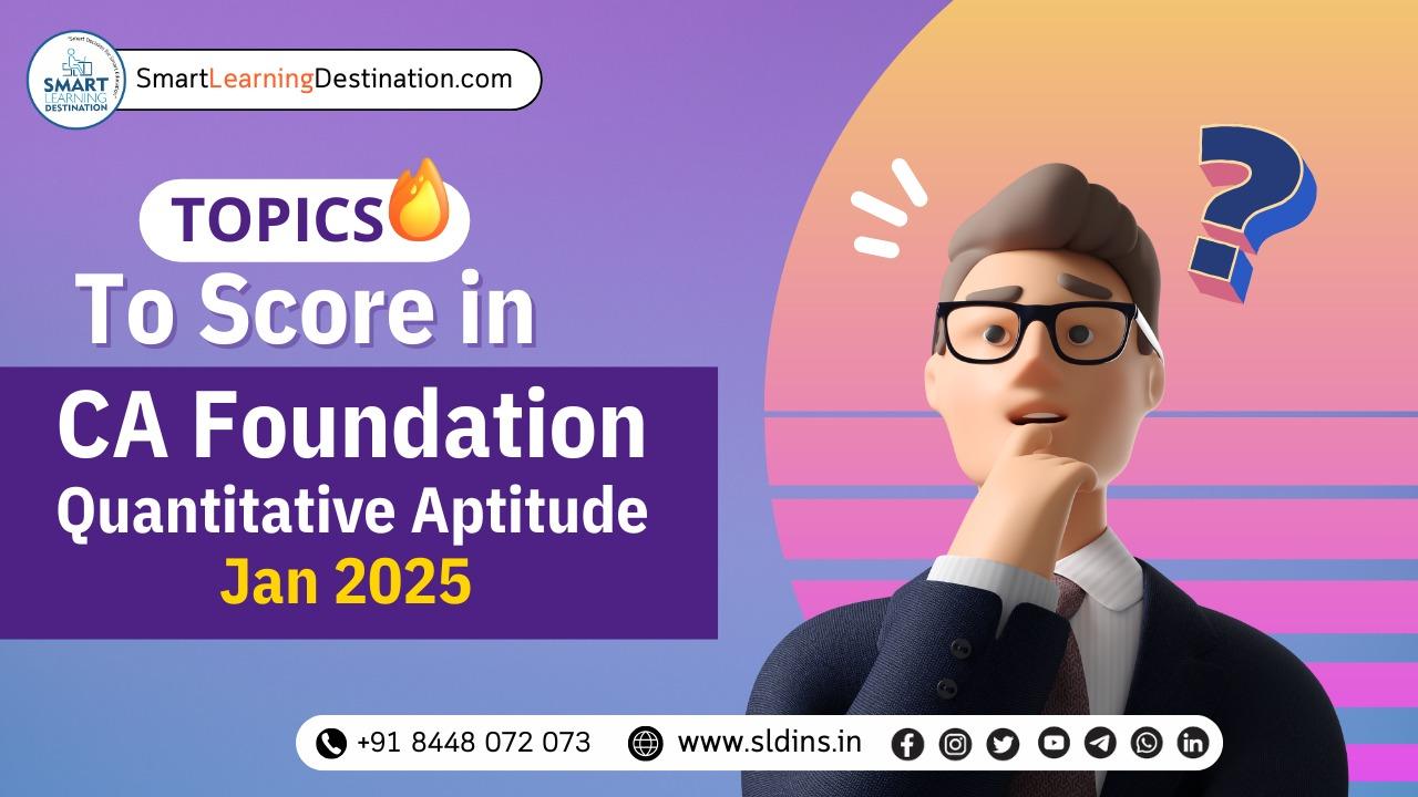 topics to score in ca foundation maths