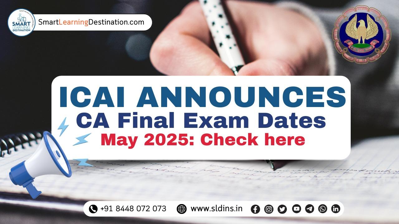 CA Final Exam Dates