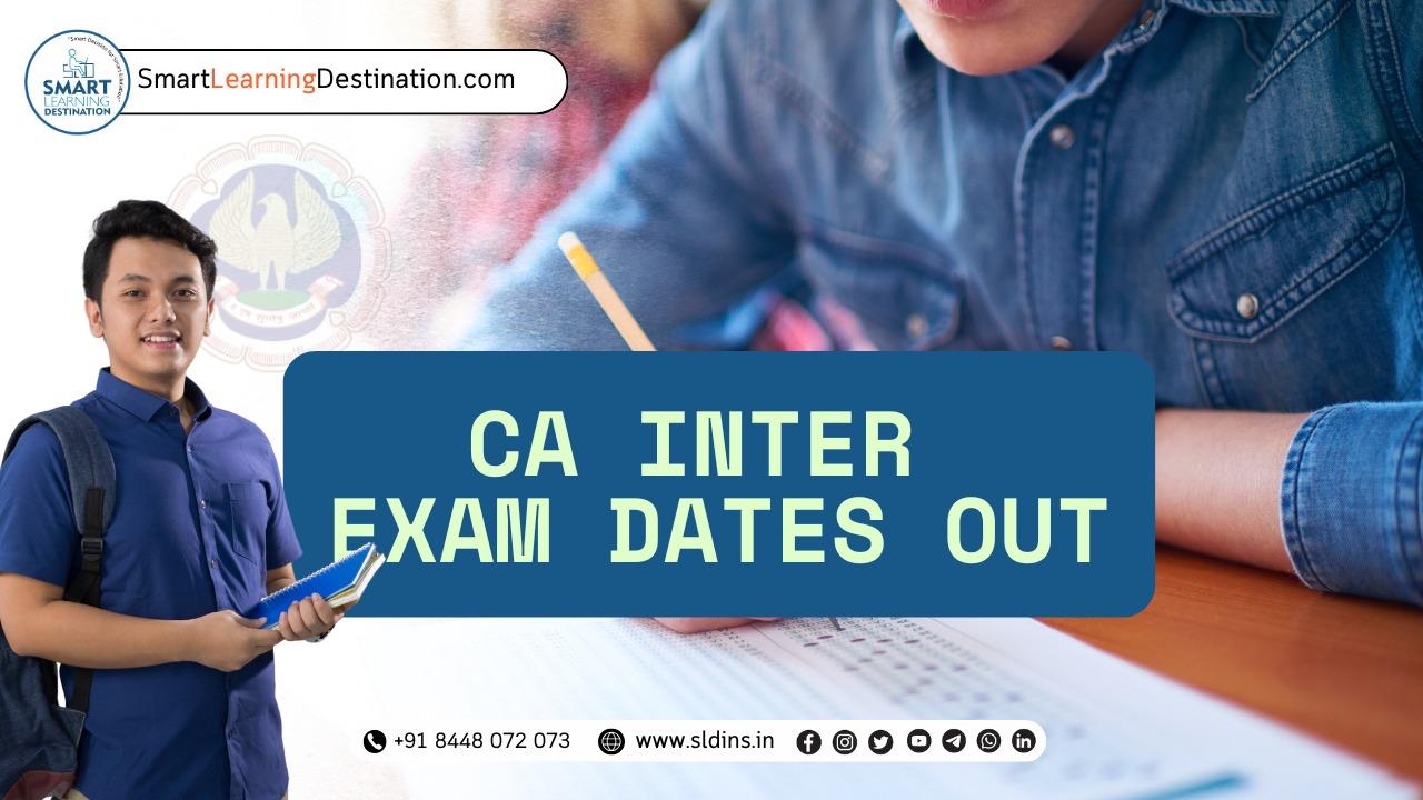 CA Inter May 25 Exam Dates Ou