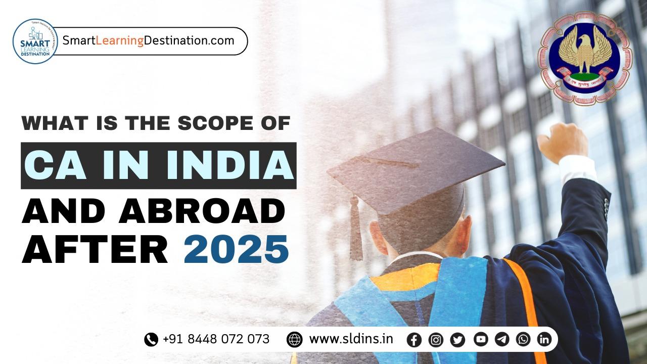 CA working on financial report with laptop and graphs – representing global career growth